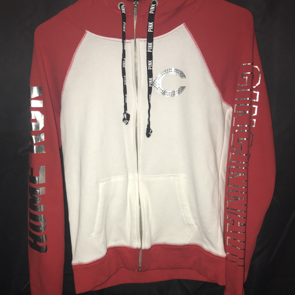 PINK Cincinnati Reds jacket